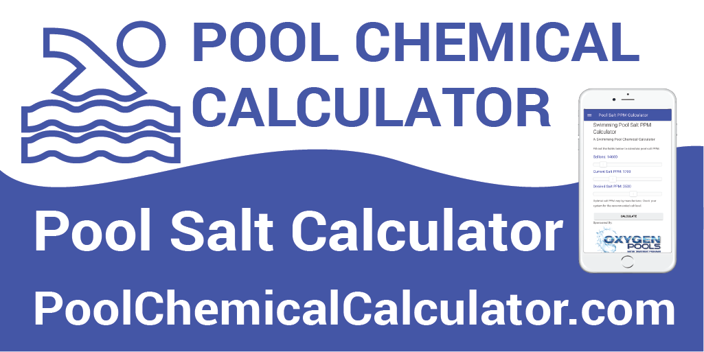 Salt Water Pool Chart