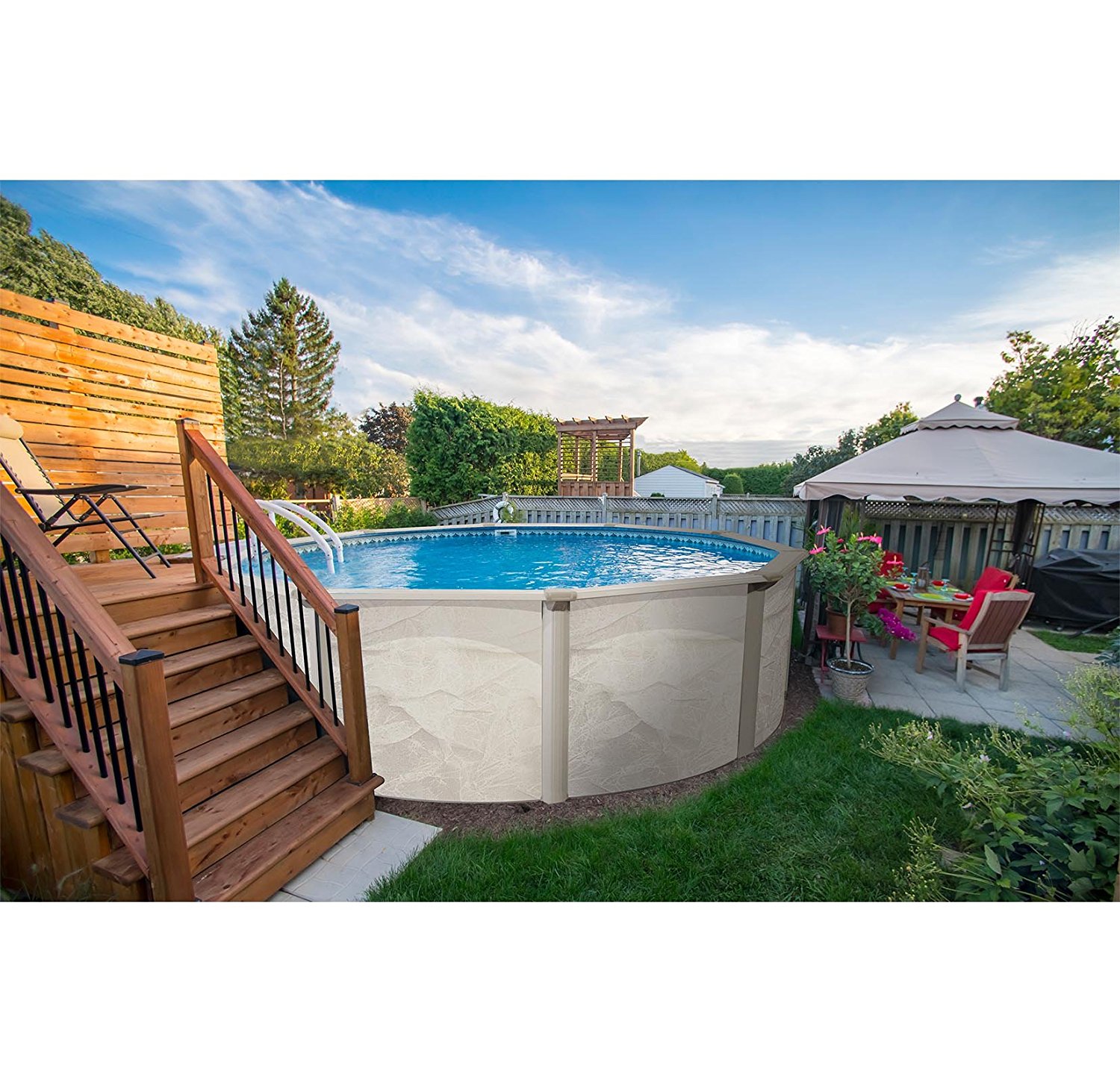 Cornelius Pools Phoenix 24' x 52" Frame Above Ground Pool Kit with Pump & Ladder