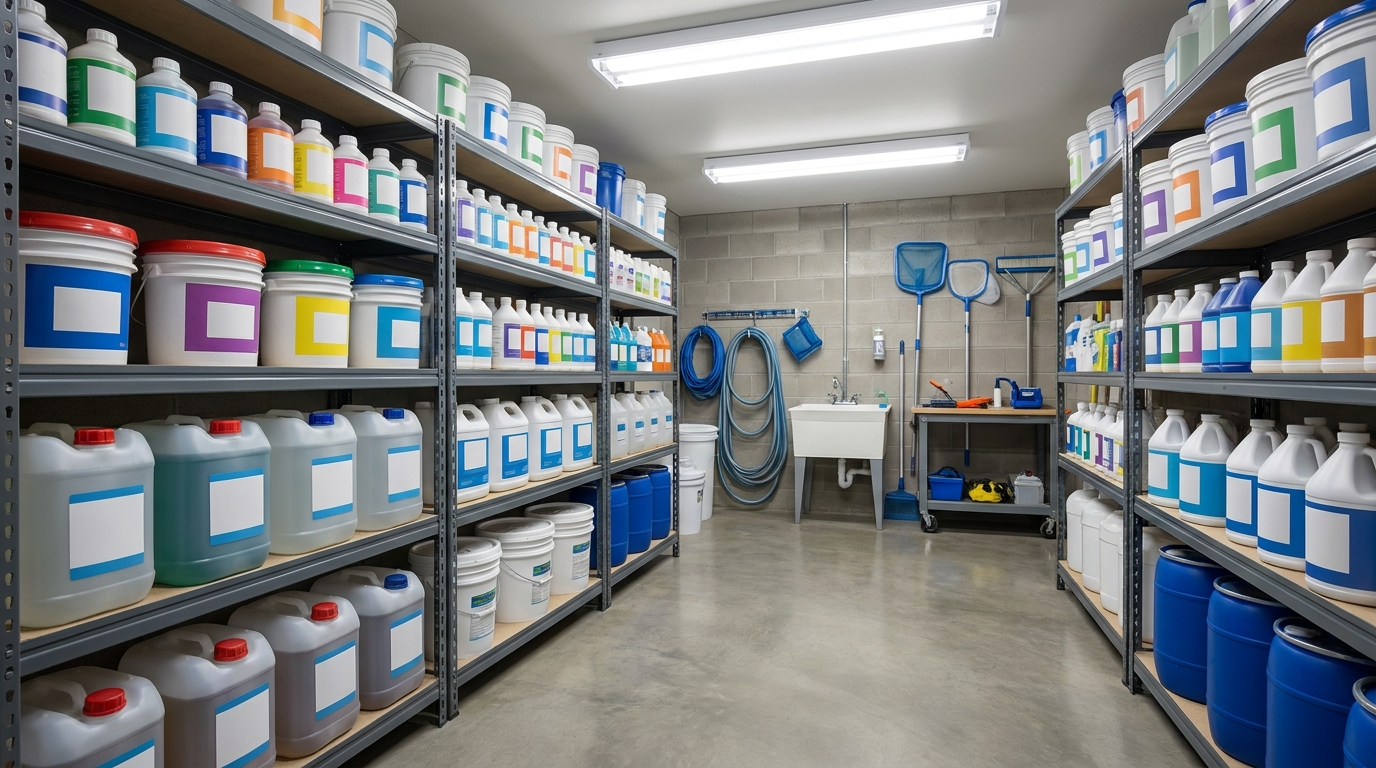 Pool Chemical Storage Safety: How to Protect Your Family and Keep Your Chemicals Effective