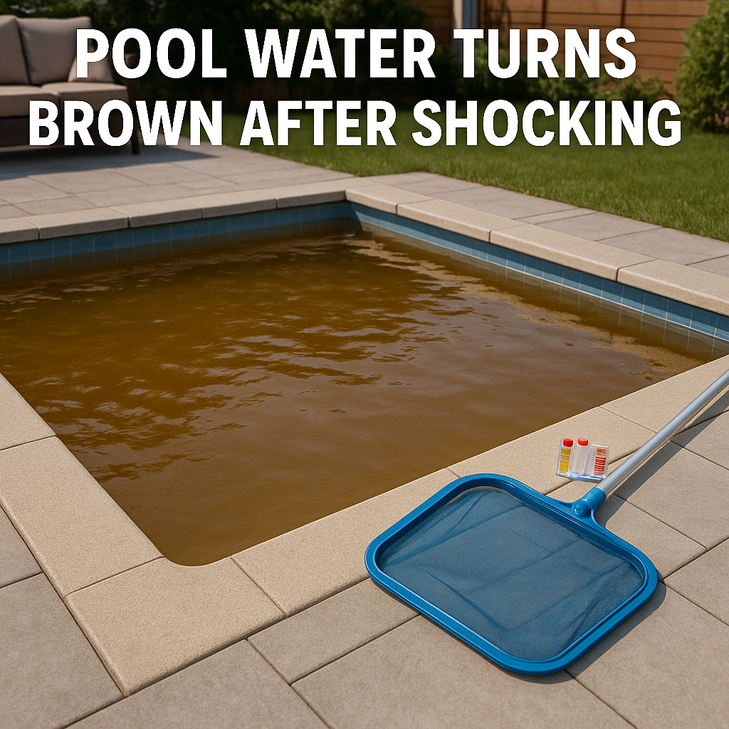 Pool Water Turns Brown After Shocking: What Went Wrong and How to Fix It