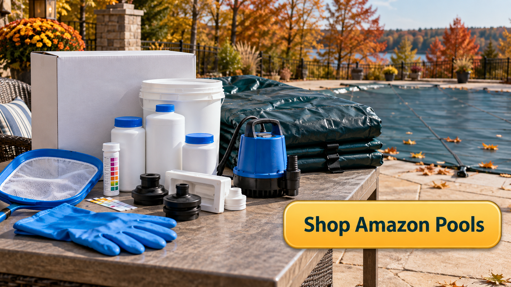 Shop Amazon Pools - pool closing chemical kit supplies