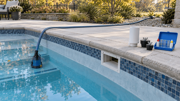 How to Lower Pool Water Below the Skimmer: The Complete Winter Closing Guide