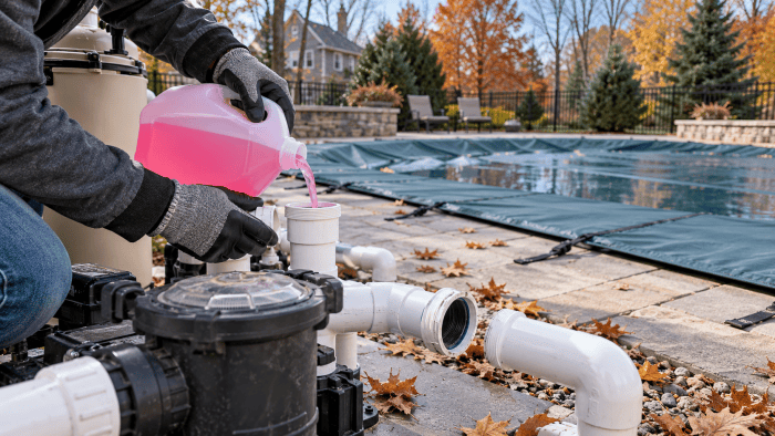Pool Antifreeze in Plumbing: What to Use and How to Winterize Safely