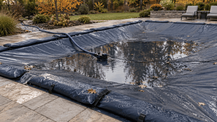 Pool Cover Water Level Too High? Here’s How to Calculate the Weight and Fix It Fast