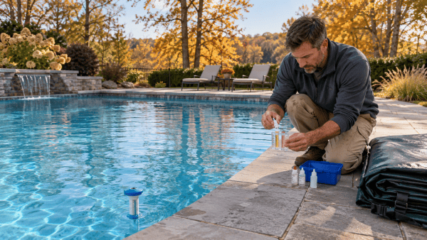 Pool Water Balance Before Closing: Exact Winter Chemistry Targets