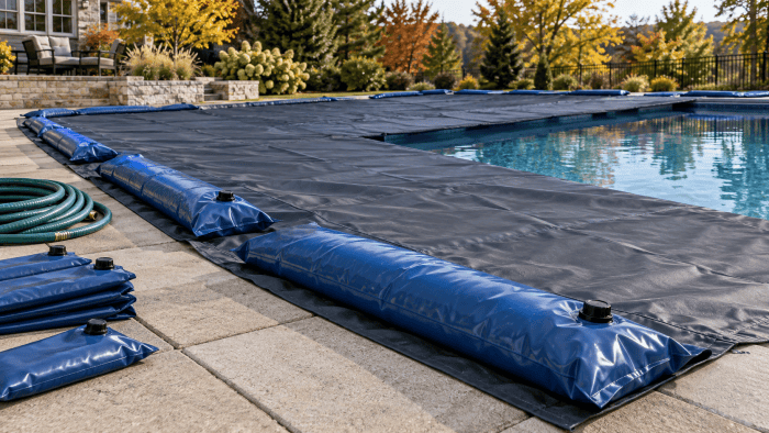 Pool Winter Cover Water Bags: How to Choose, Calculate, and Install the Right Ones for Your Pool